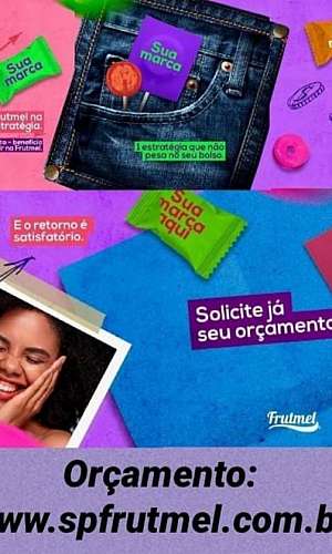 Balas promocionais Balas promocionais