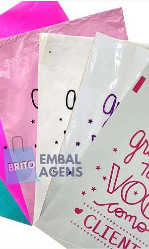 sacola plástica boca de palhaço 30x40 sacola plástica boca de palhaço 30x40