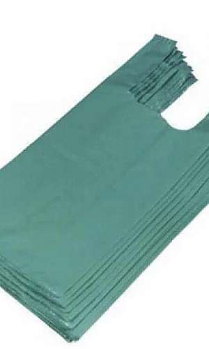 sacola reciclada verde sacola reciclada verde