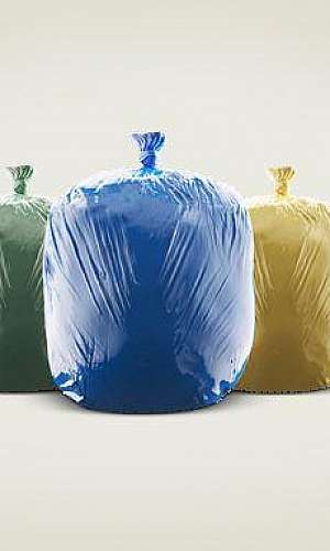 Sacos de lixo para coleta seletiva Sacos de lixo para coleta seletiva